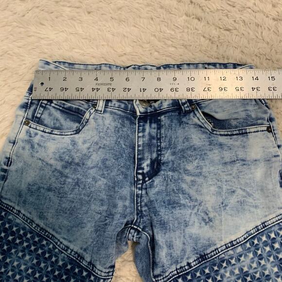 Black Premium Skinny Flex Acid Washed Jeans - Picture 3 of 10